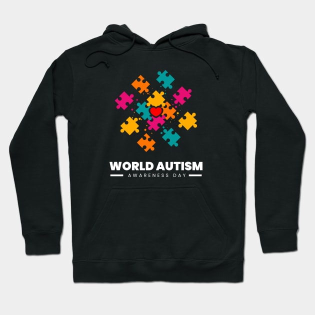 World Autism Awareness Day Hoodie by DesignerDeskStd